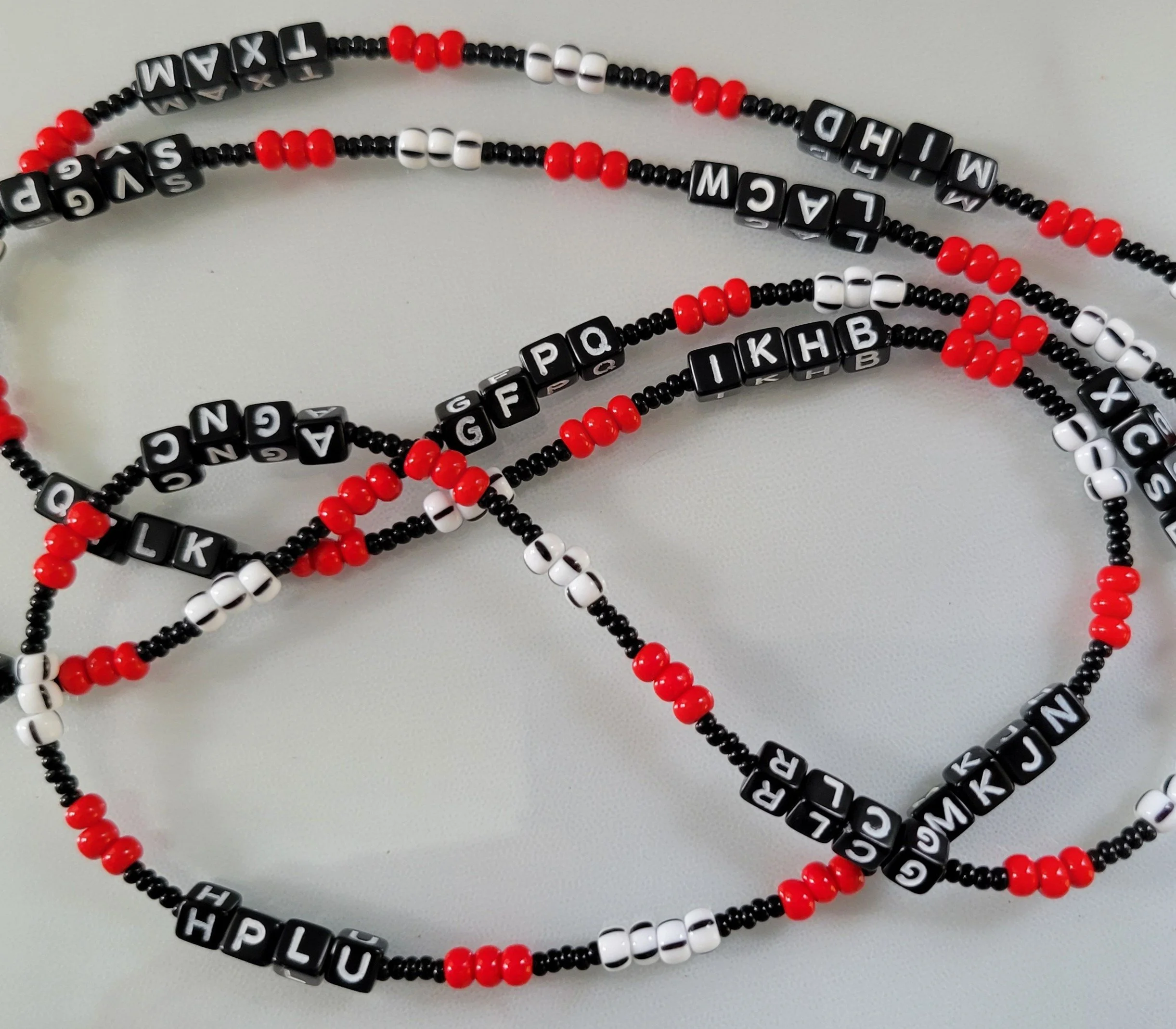 Gwendolyn's Graffiti - Enigmatic Beauty Random Letter Waistbeads
